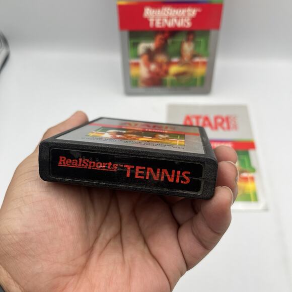 RealSports Tennis - Atari 2600 - Box, Manual, Cartridge - Picture 6 of 11